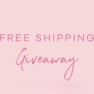 Free Shipping Giveaway